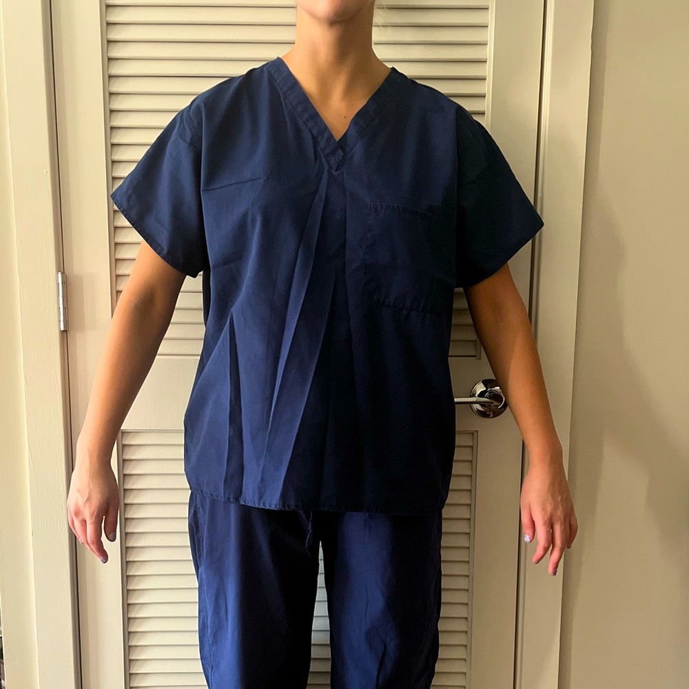 GEM navy scrub top